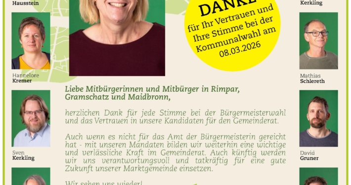 Danke für Ihre Stimmen